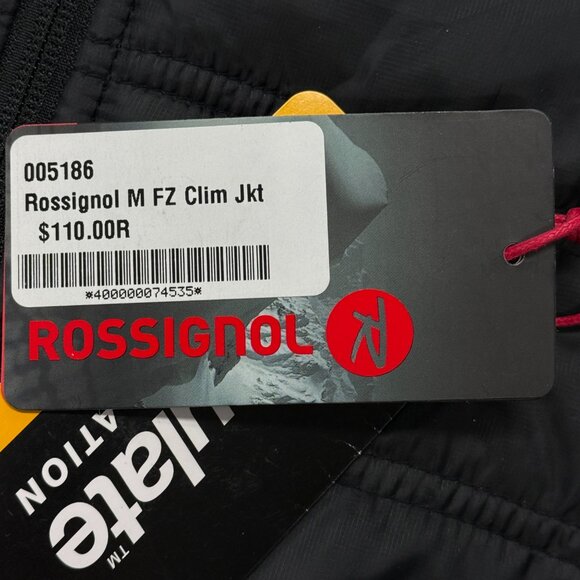 Rossignol Clim Light Loft Jacket Mens Small Black Hybrid Puffer NWT New‎ - Picture 6 of 15